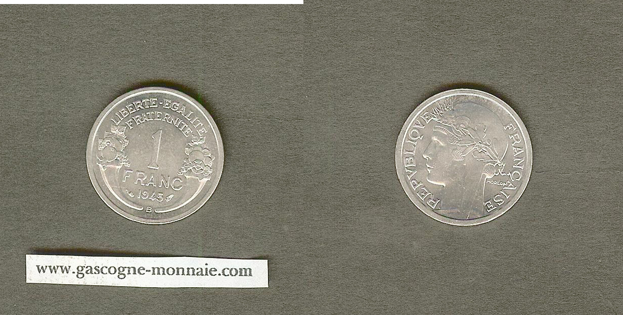 1 franc Morlon 1945B BU